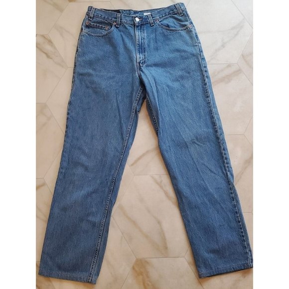 Vintage Levis Jeans 550 Men's 36x36 (Actual 36x31) Made in USA Red Tab - Picture 1 of 6
